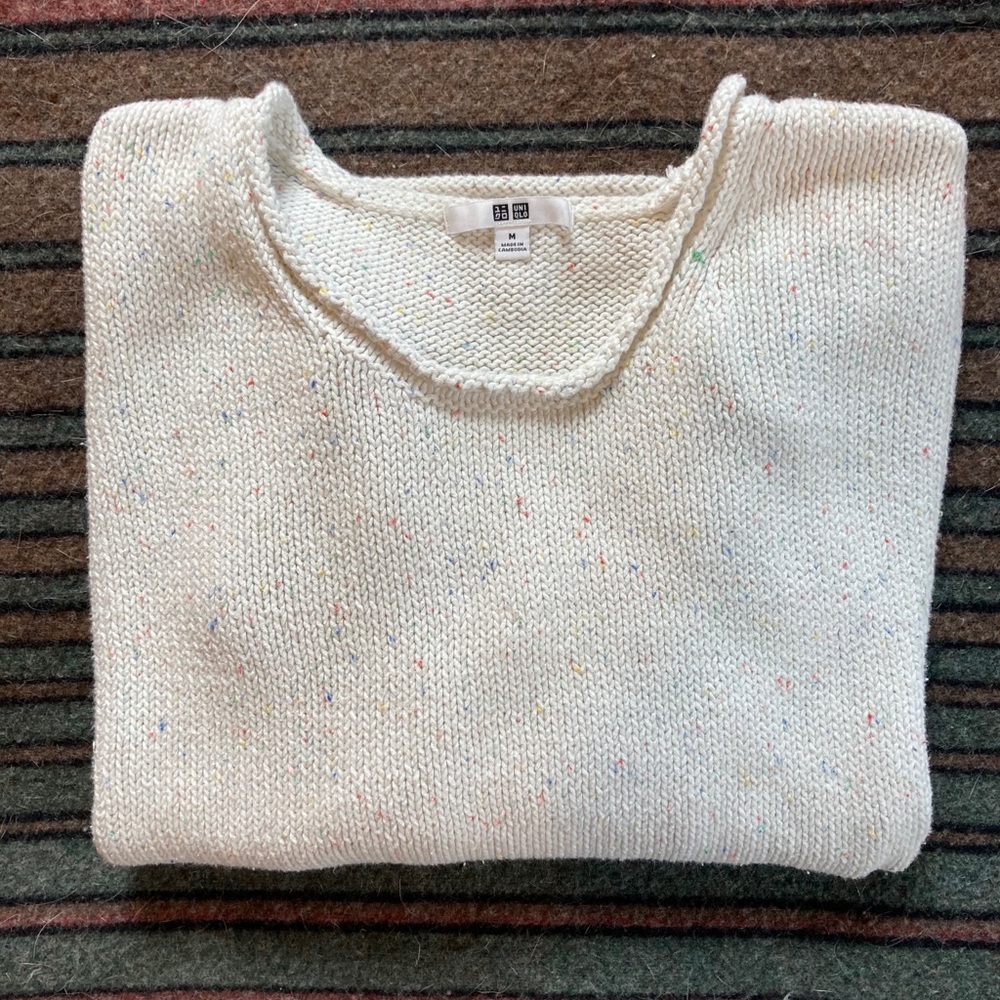 Uniqlo Rainbow Speckle Sweater